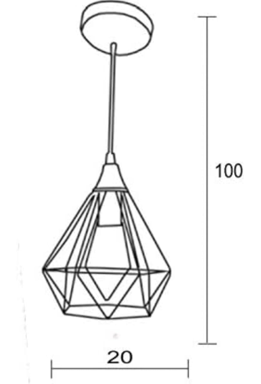 Lámpara colgante Diamond
