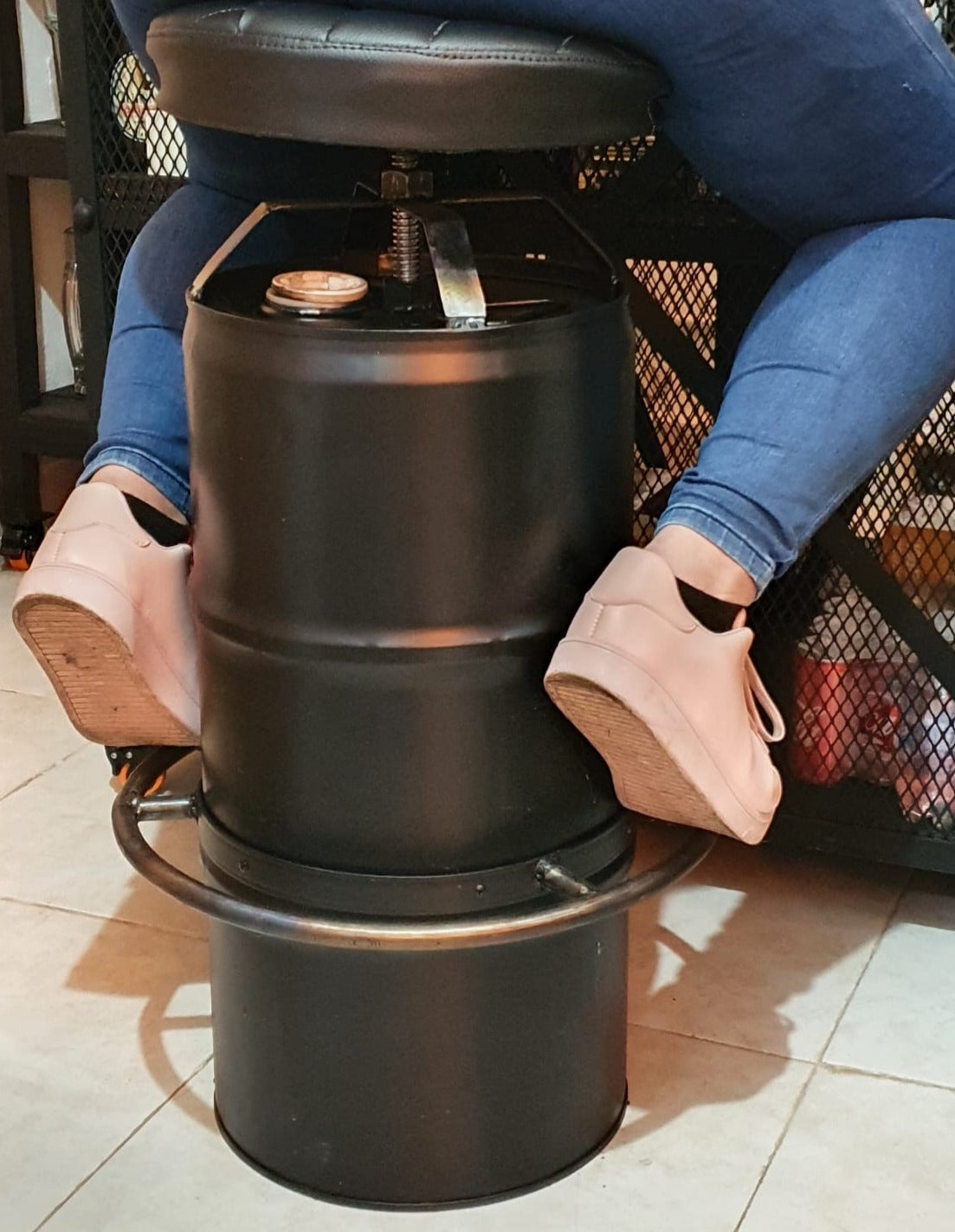 Banco altura ajustable Barril