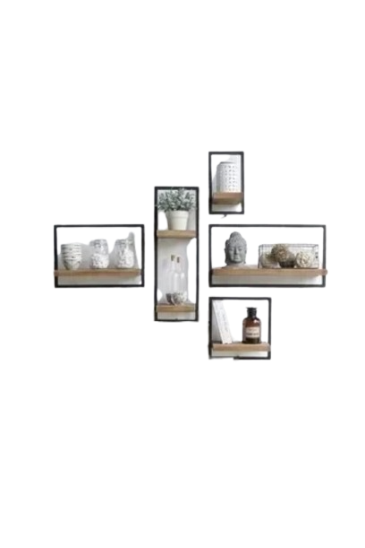 Set de 5 repisas flotantes